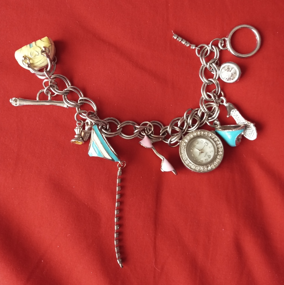 Figaro couture charm bracelet